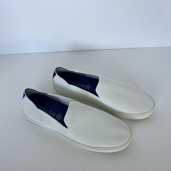 Rothy's The Original Slip On Sneaker size 11 in Bright White - Picture 4 of 13